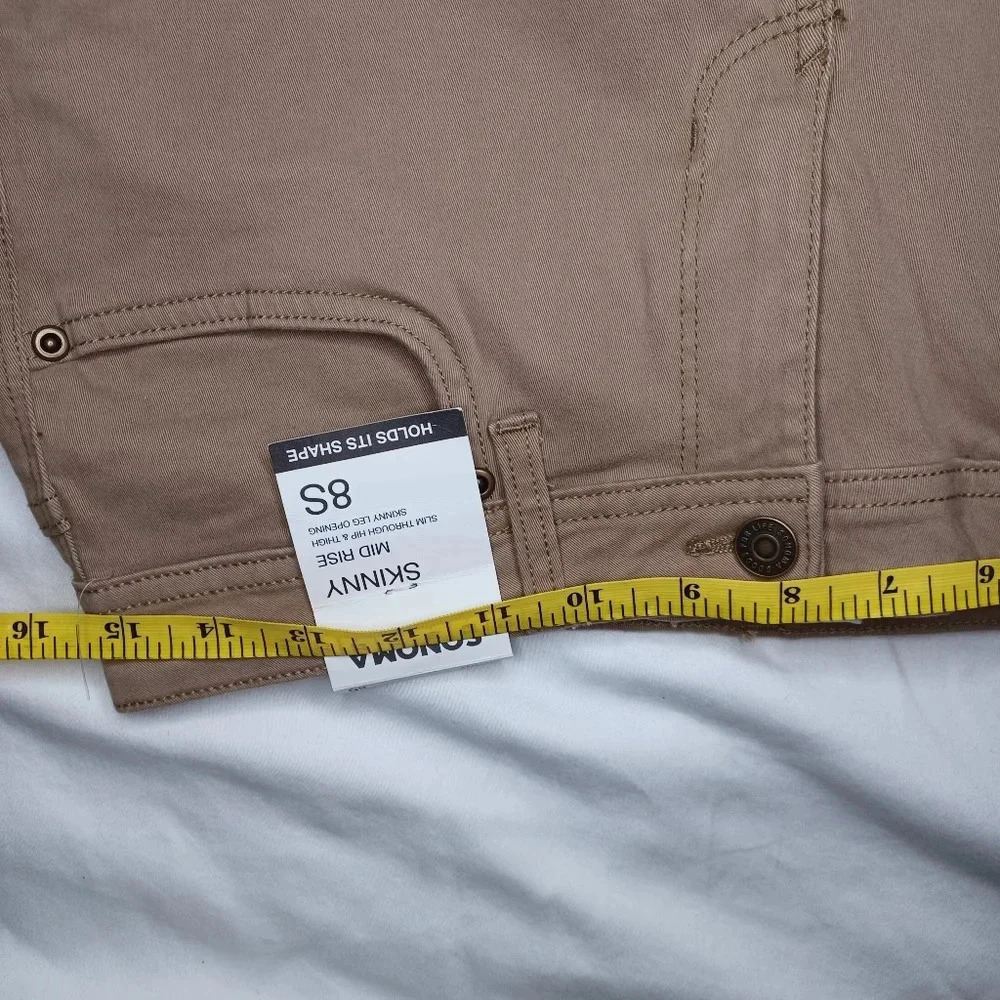 Sonoma skinny mid rise minimalist pants NWT - Picture 13 of 14